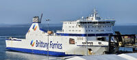 Ferry Cotentin dans le port de Rosslare (Irlande)