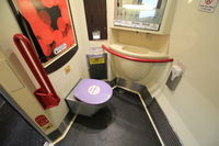 Toilettes à bord du train Londres ↔ Glasgow de Virgin Trains