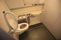 Toilettes 2<sup>e</sup> classe du train Oslo Trondheim