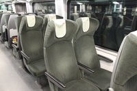 Sièges seconde classe du train ÖBB Railjet Francfort – Munich – Budapest