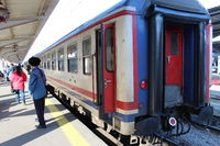 Wagon Bosphore Express (train Bucarest – Istanbul) en gare de Gara București Nord