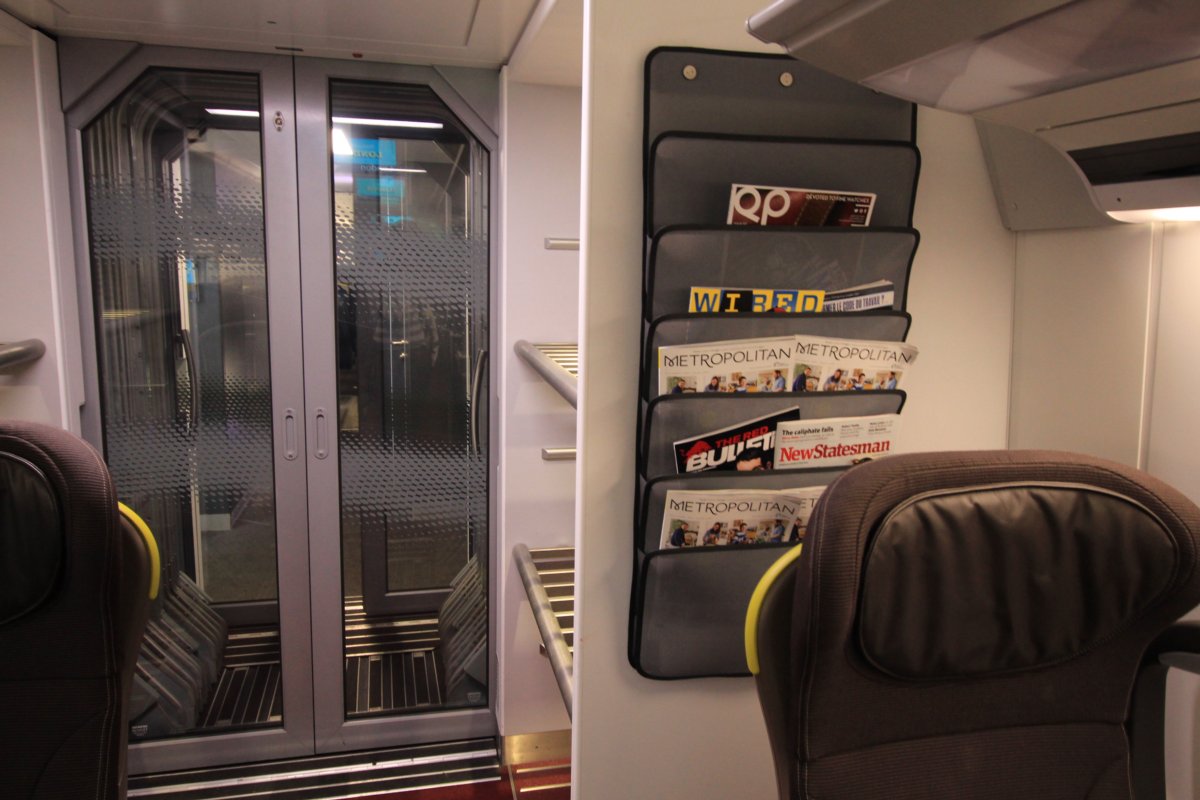Presse gratuite à bord d’Eurostar business