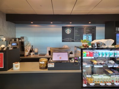 Starbucks Café dans le ferry Stavangerfjord