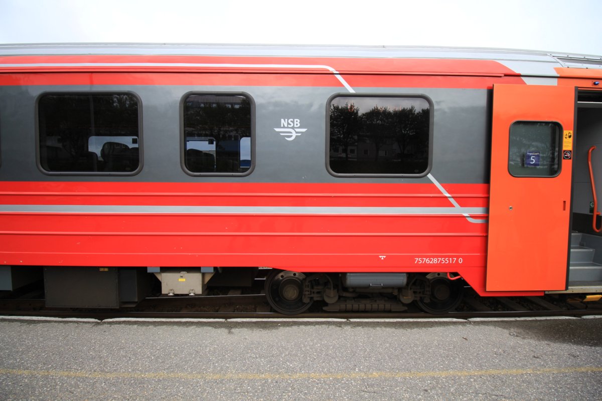 Voiture du Trondheim Bodø en 2015