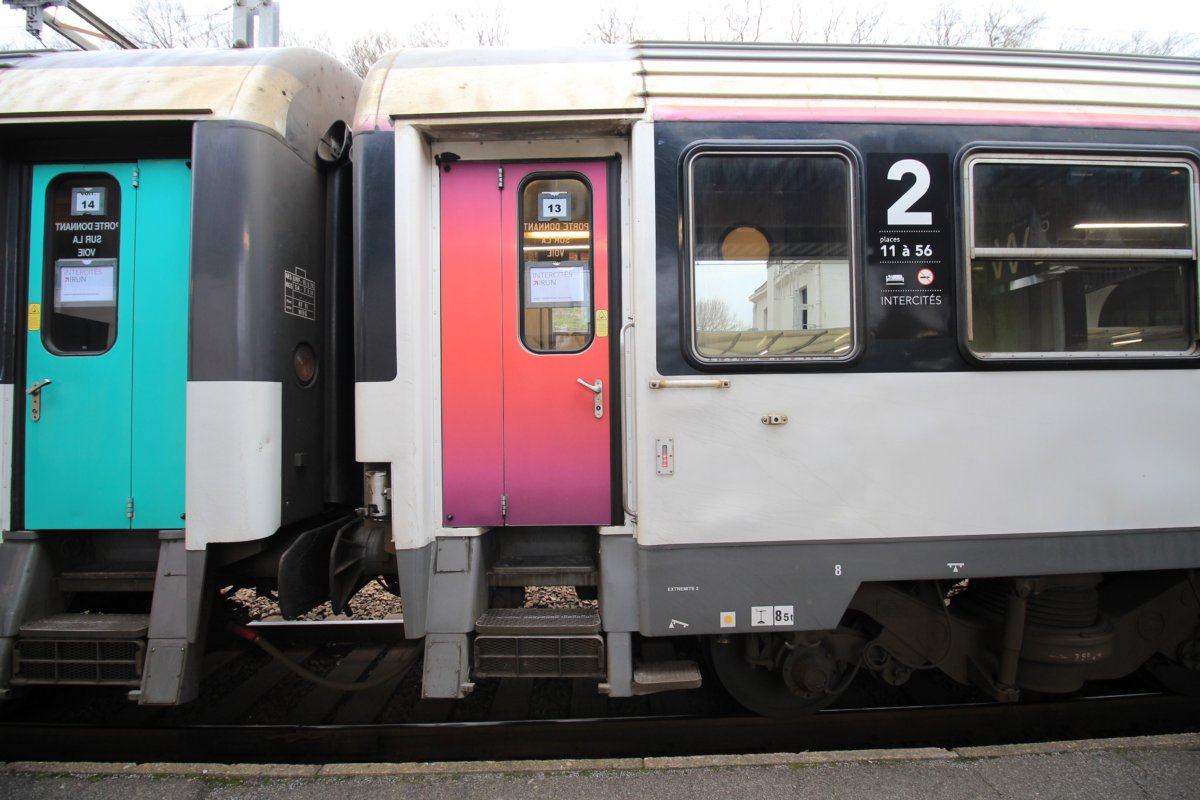 Voitures du train de nuit Paris ➔ Irun